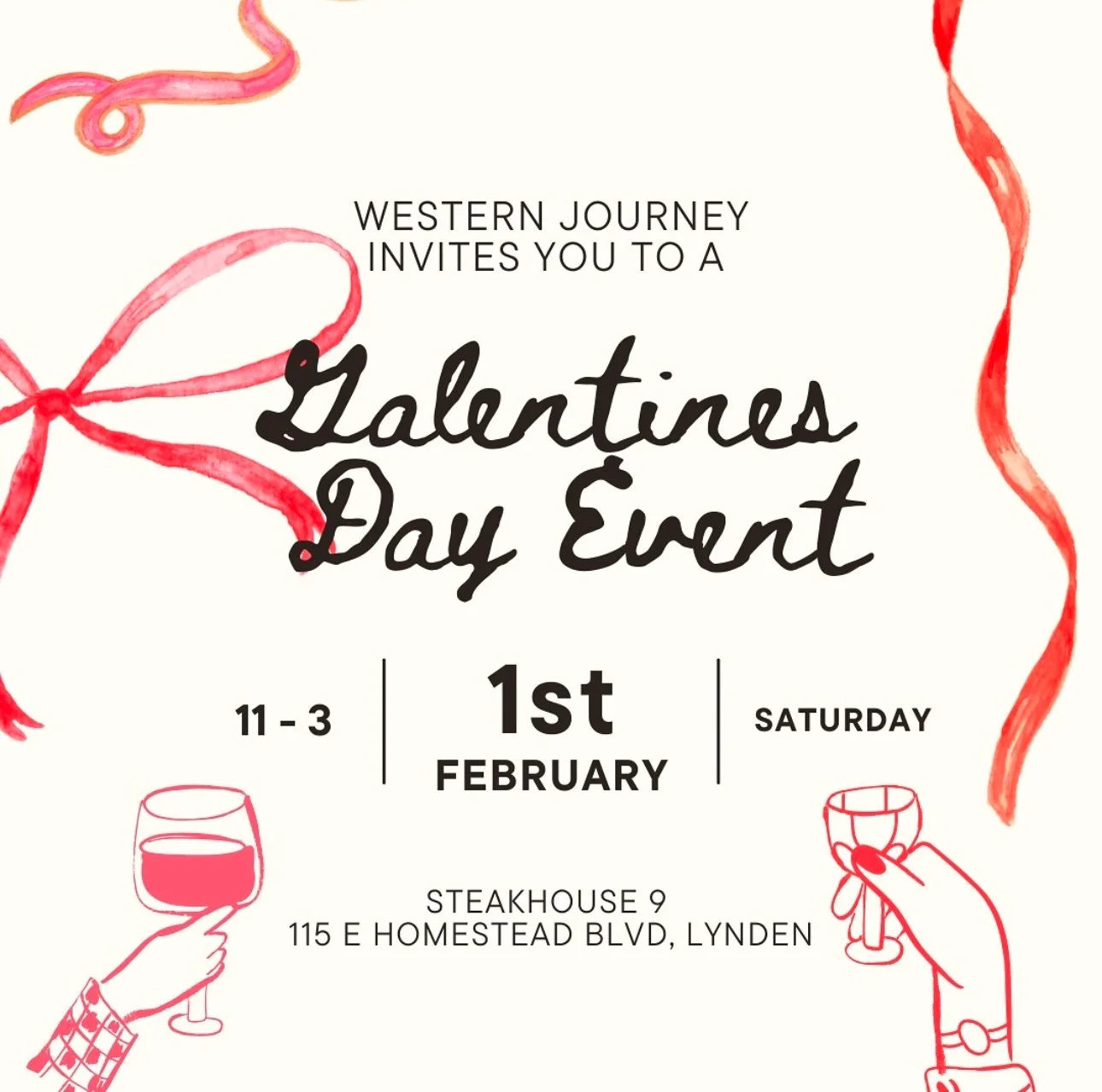 Galentines Day Shopping Party Hosted by Steakhouse 9 and Western Journey