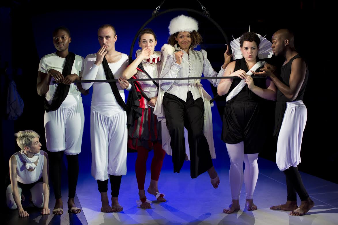 The cast of Orlando: Josephine Stewart, Shaunette Renee Wilson, Niall Powderly, Elizabeth Stahlmann, Chalia La Tour, Melanie Field, Leland Fowler