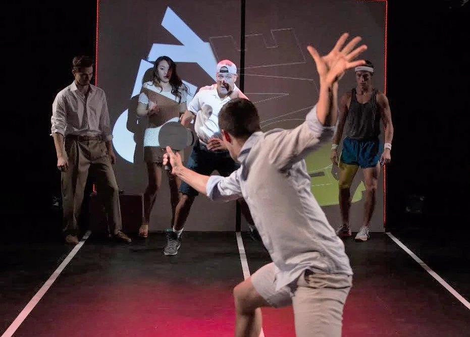 front: Christopher Ghaffari; back, left to right: Sean Patrick Higgins, Jenelle Chu, Jonathan Higginbotham, Edmund Donovan