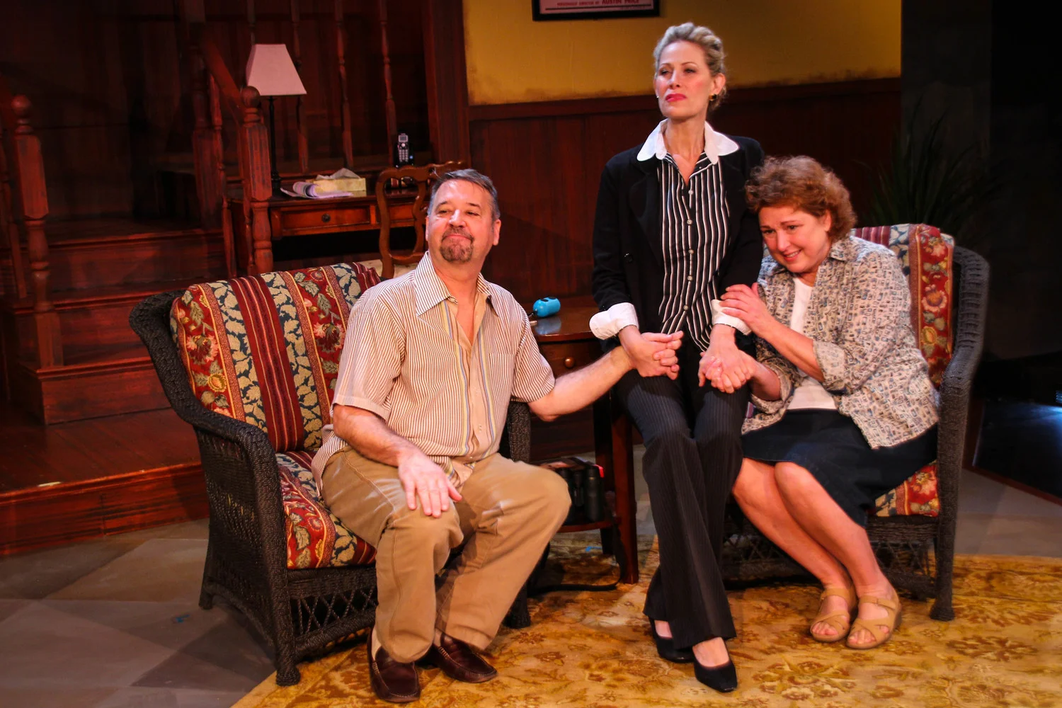 Vanya (Jim Schilling), Masha (Jodi Stevens), Sonia (Cynthia Hannah)