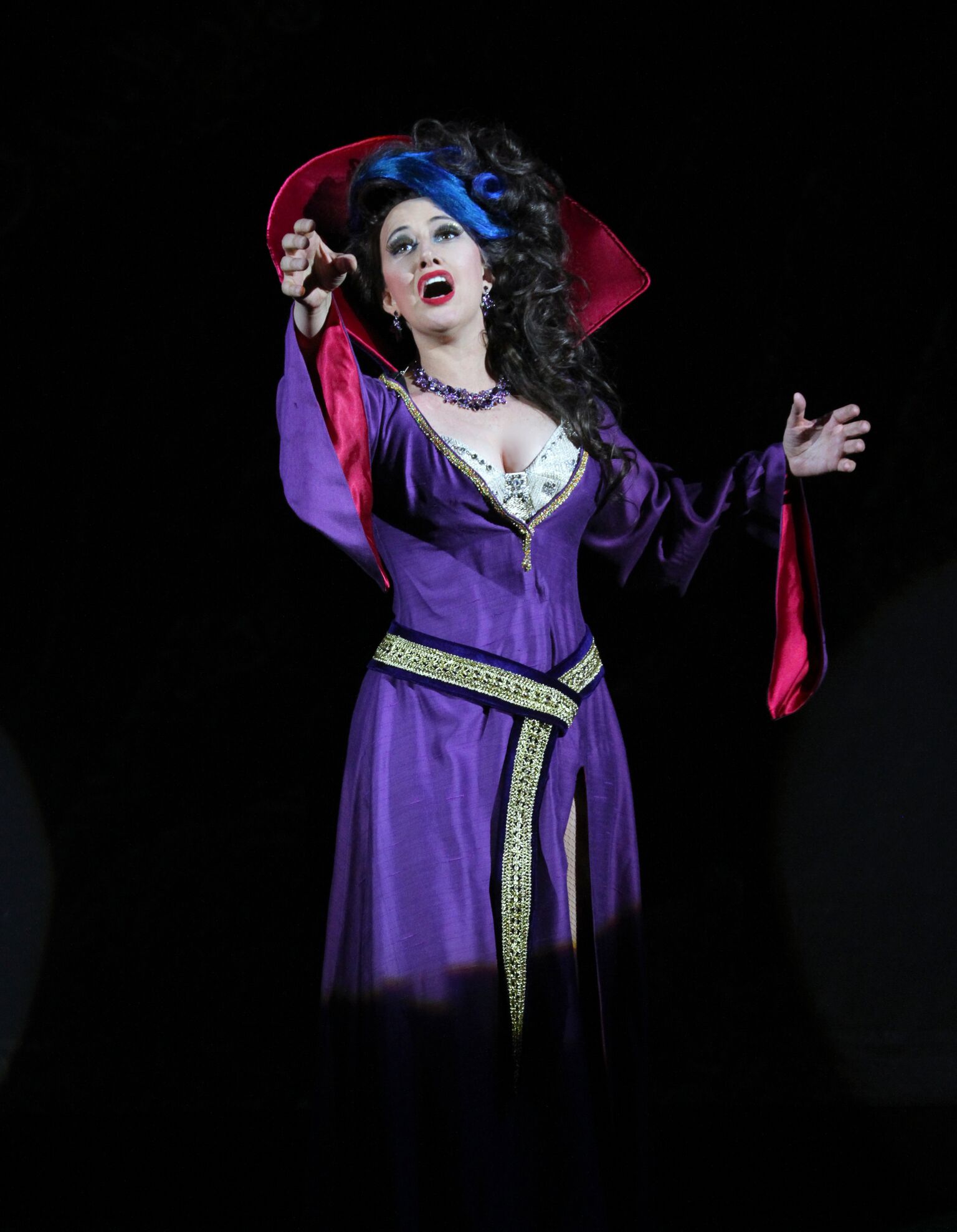Mariand Torres as The Lady of the Lake (photo: Gerry Goodstein)