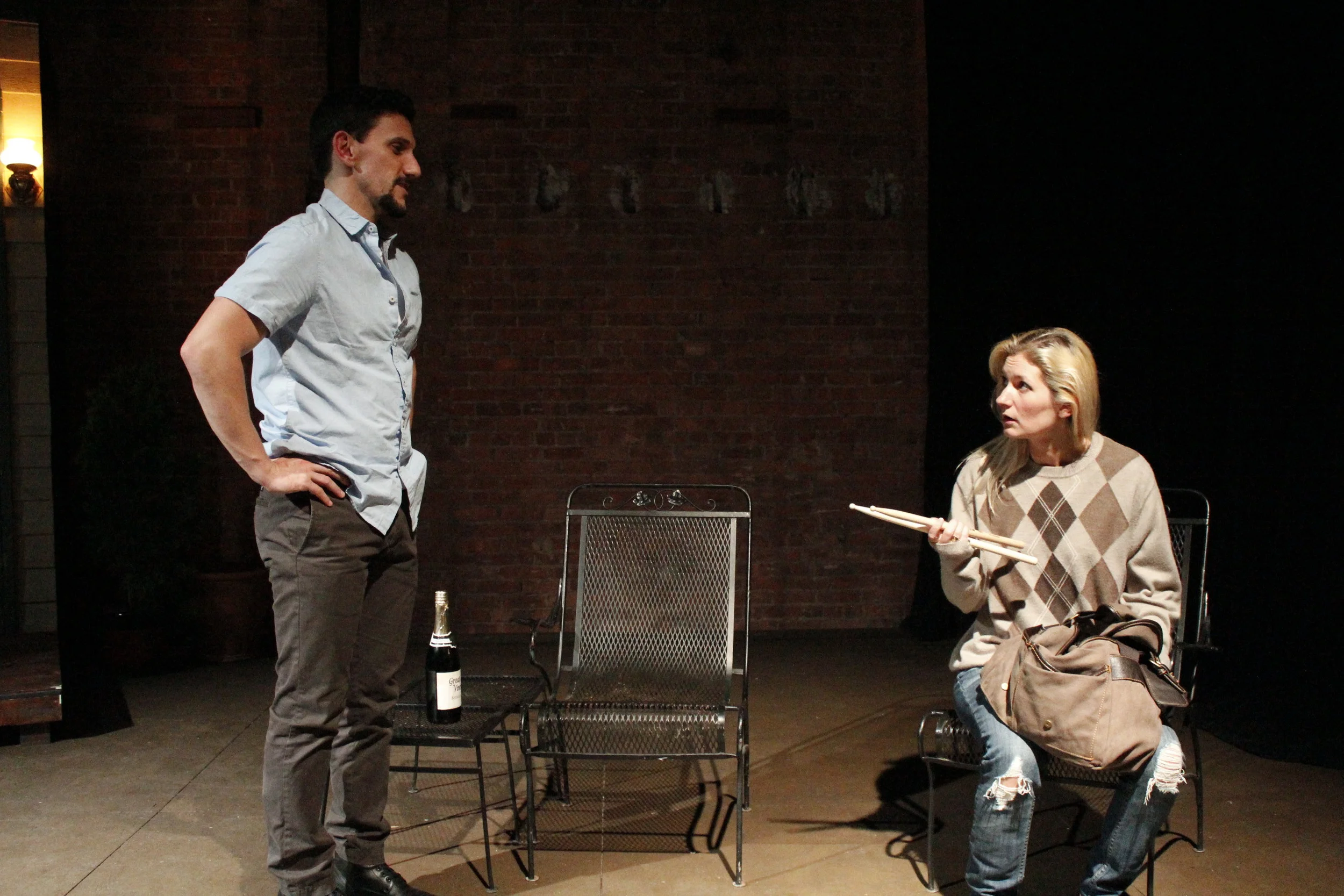 Hal (Christian Shaboo), Cathy (Megan Keith Chenot)