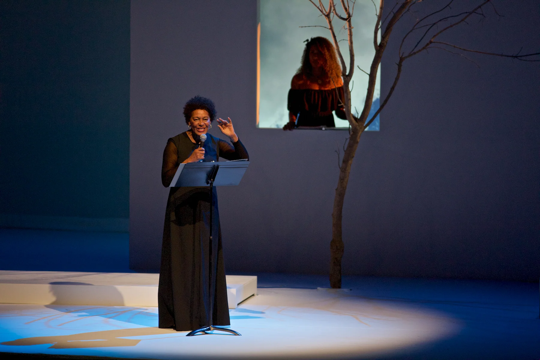 Carrie Mae Weems (Artist), Aja Monet (Poet) (photo: William Struhs)