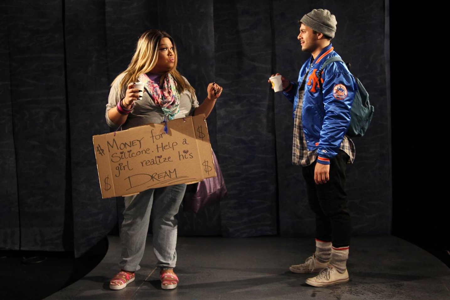 Gil (Bianca Castro), Hector (Ricardo Dávila) (photo: Elizabeth Green)