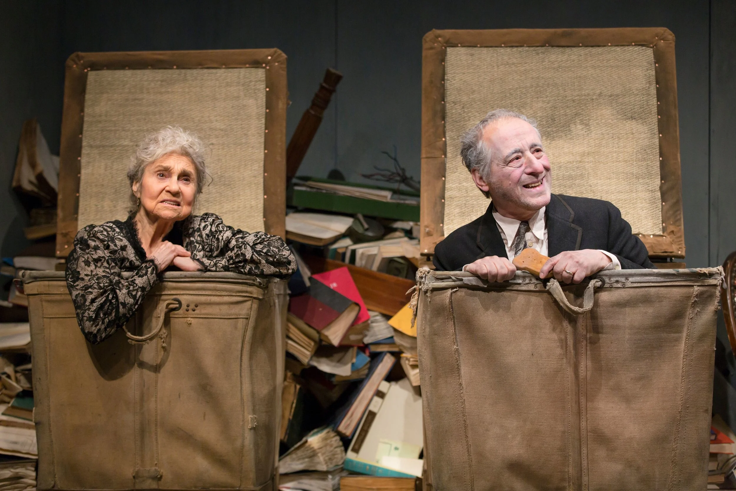 Nell (Lynn Cohen), Nagg (Joe Grifasi) (photo: T. Charles Erickson)