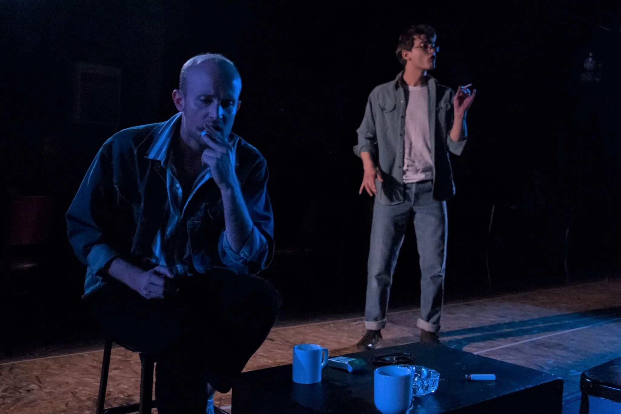 Friend (Michael Breslin), David (Jos é Espinosa) (photo: Elli Green)