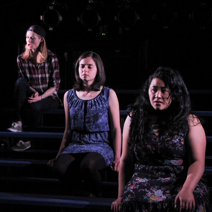 Ellen (Rachel Kenney), Faith (Stephanie Machado), Lily (Patricia Fa'asua)