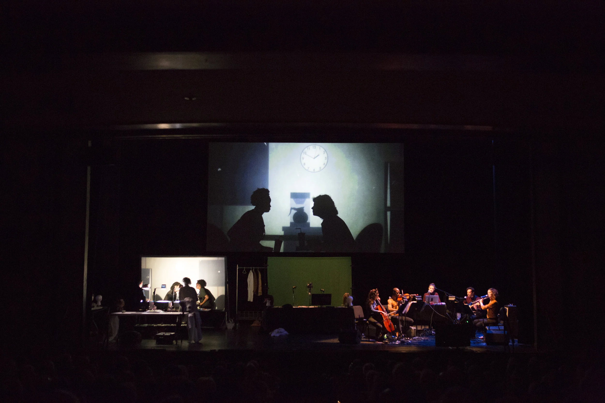 The cast and musicians of The End of TV (photo: Judy Sirota Rosenthal)