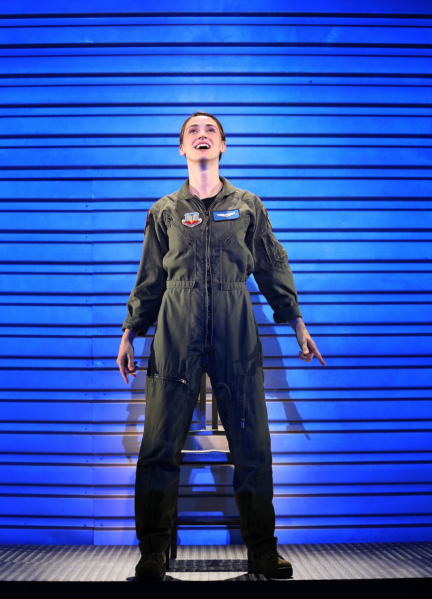 The pilot (Elizabeth Stahlmann) (photo: Carol Rosegg)
