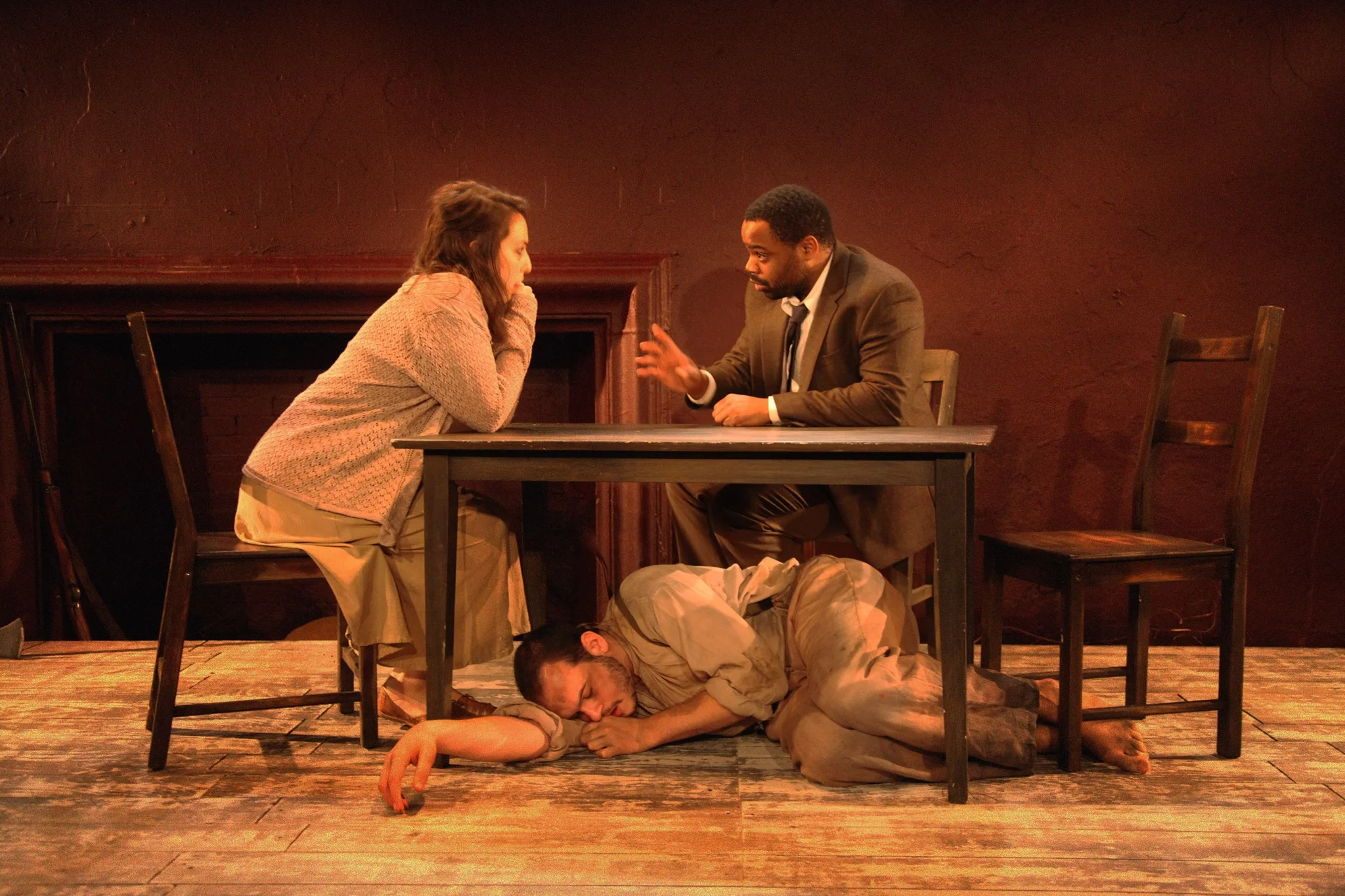 Mae (Danielle Chaves), Lloyd (Devin White), Henry (Brandon E. Burton)