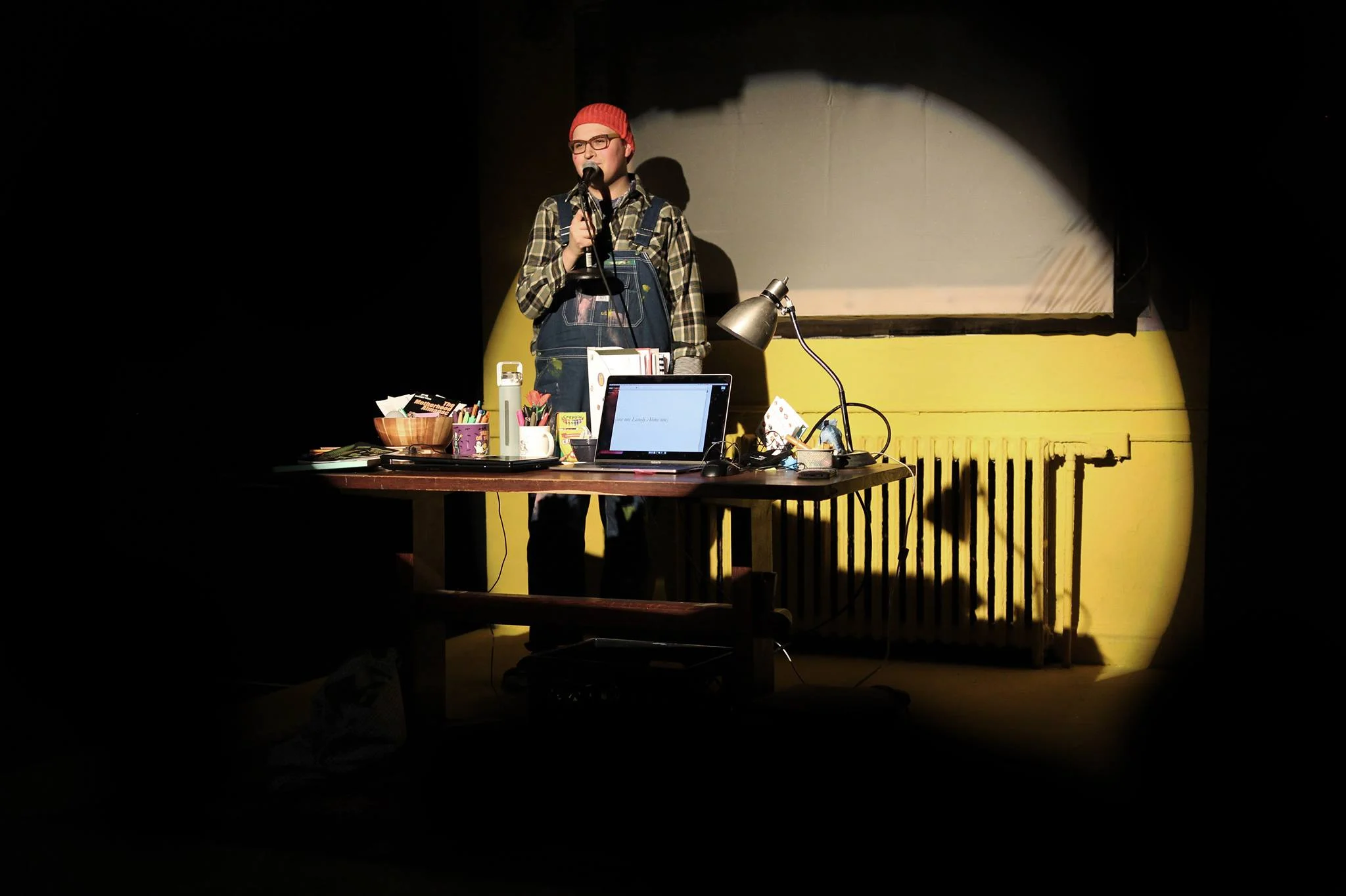 Noah Diaz in The Guadalupes (photos: Yale Cabaret)