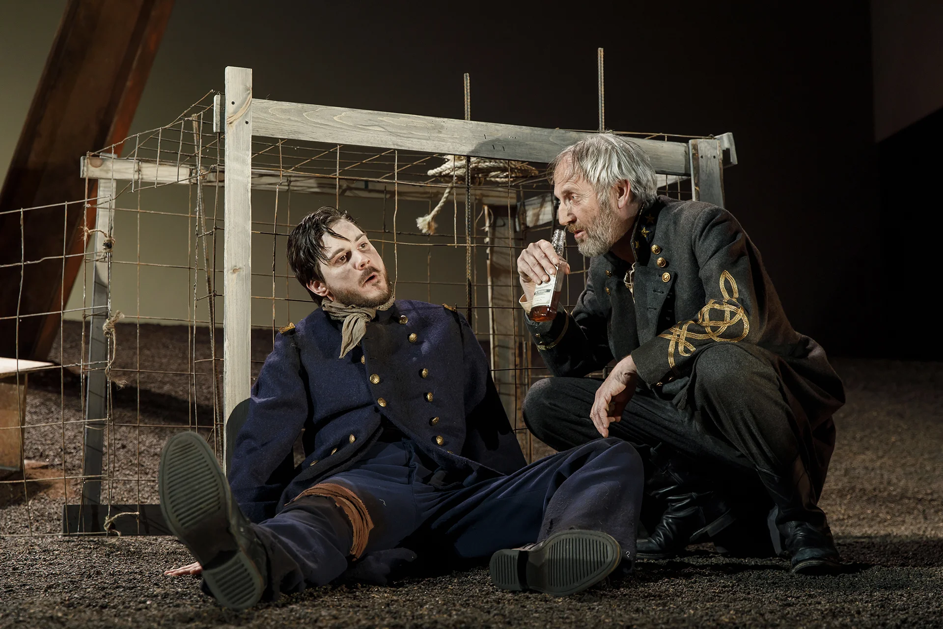 Smith (Tom Pecinka), the Colonel (Dan Hiatt)