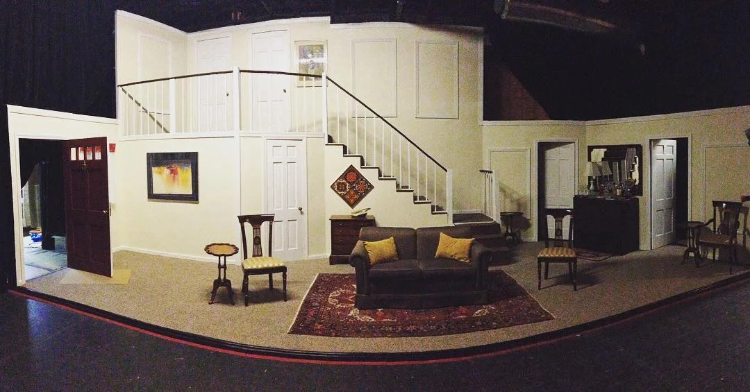 George Kulp's set design for Rumors at New Haven Theater Company