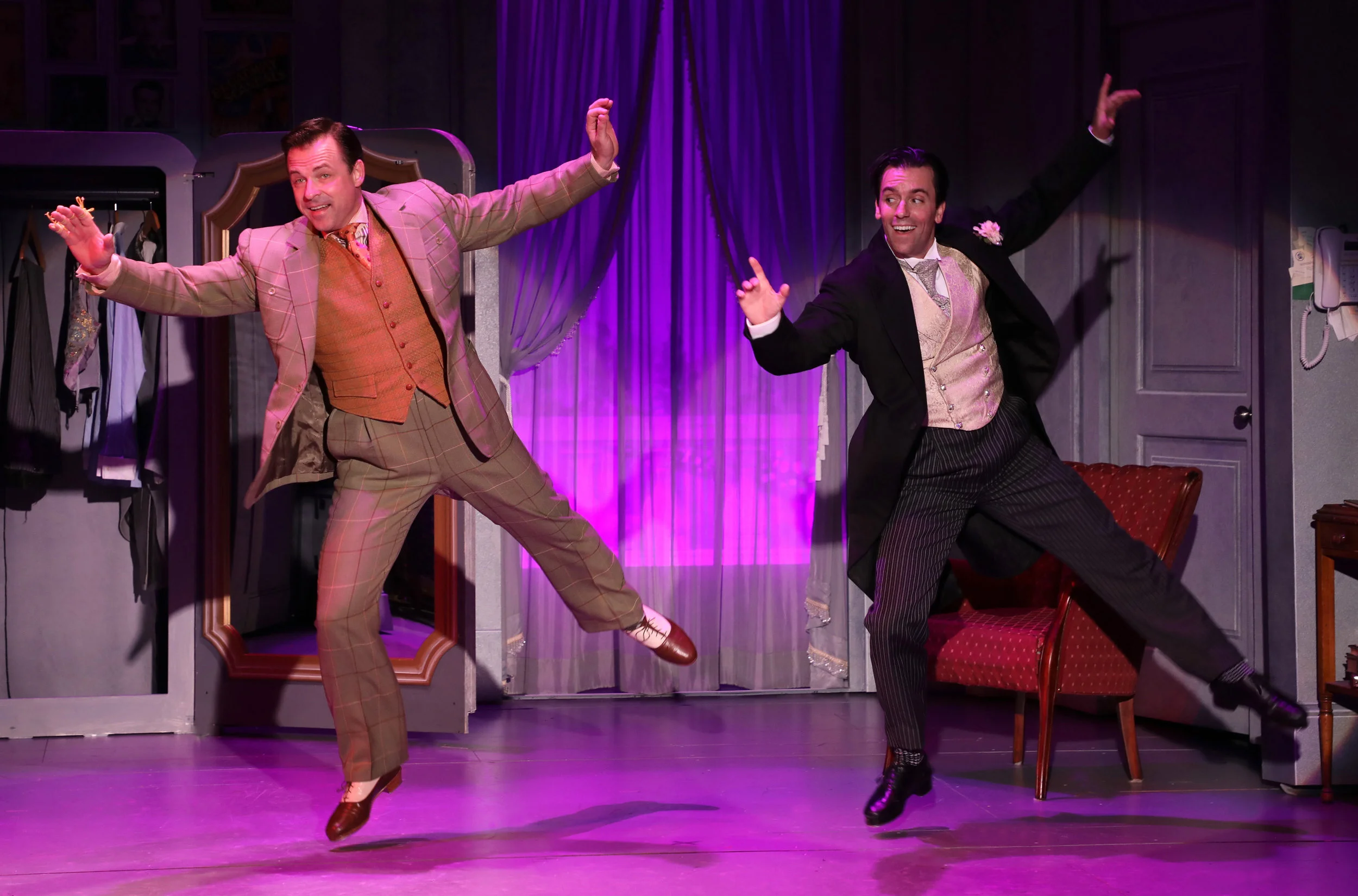 “Cold Feets,” with George (Tim Falter) and Robert Martin (Clyde Alves)