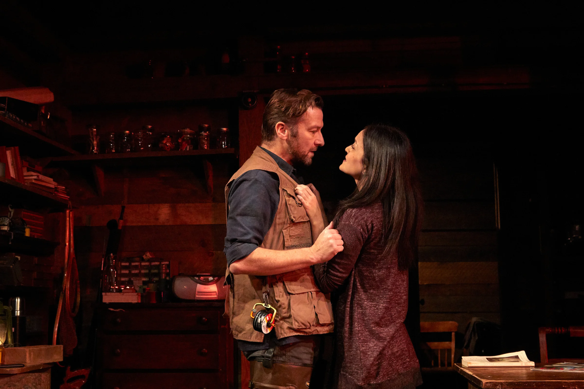 The Man (Billy Carter), The Woman (Andrea Goss)
