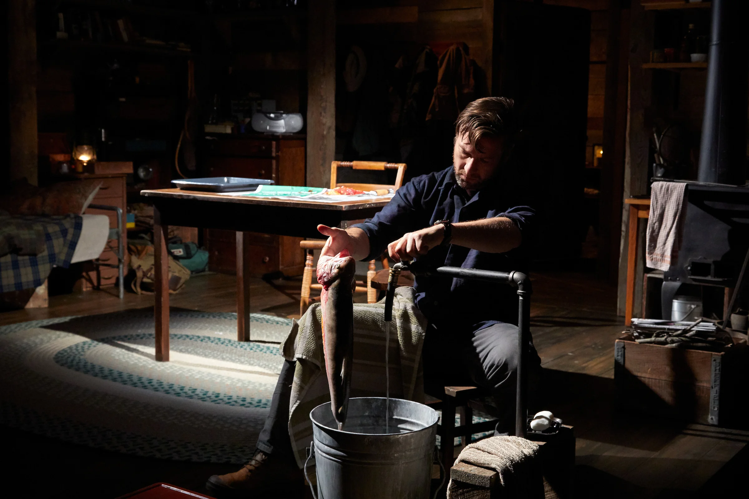 The Man (Billy Carter), and the fish
