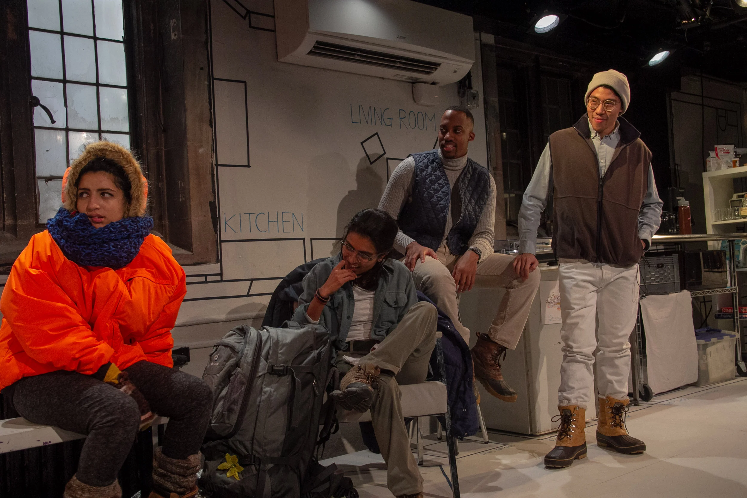 Aparna (Arya Sundaram), Tanvi (Disha Patel), Jamar (Kezie Nwachukwu), Zhao (Riw Rakkulchon)