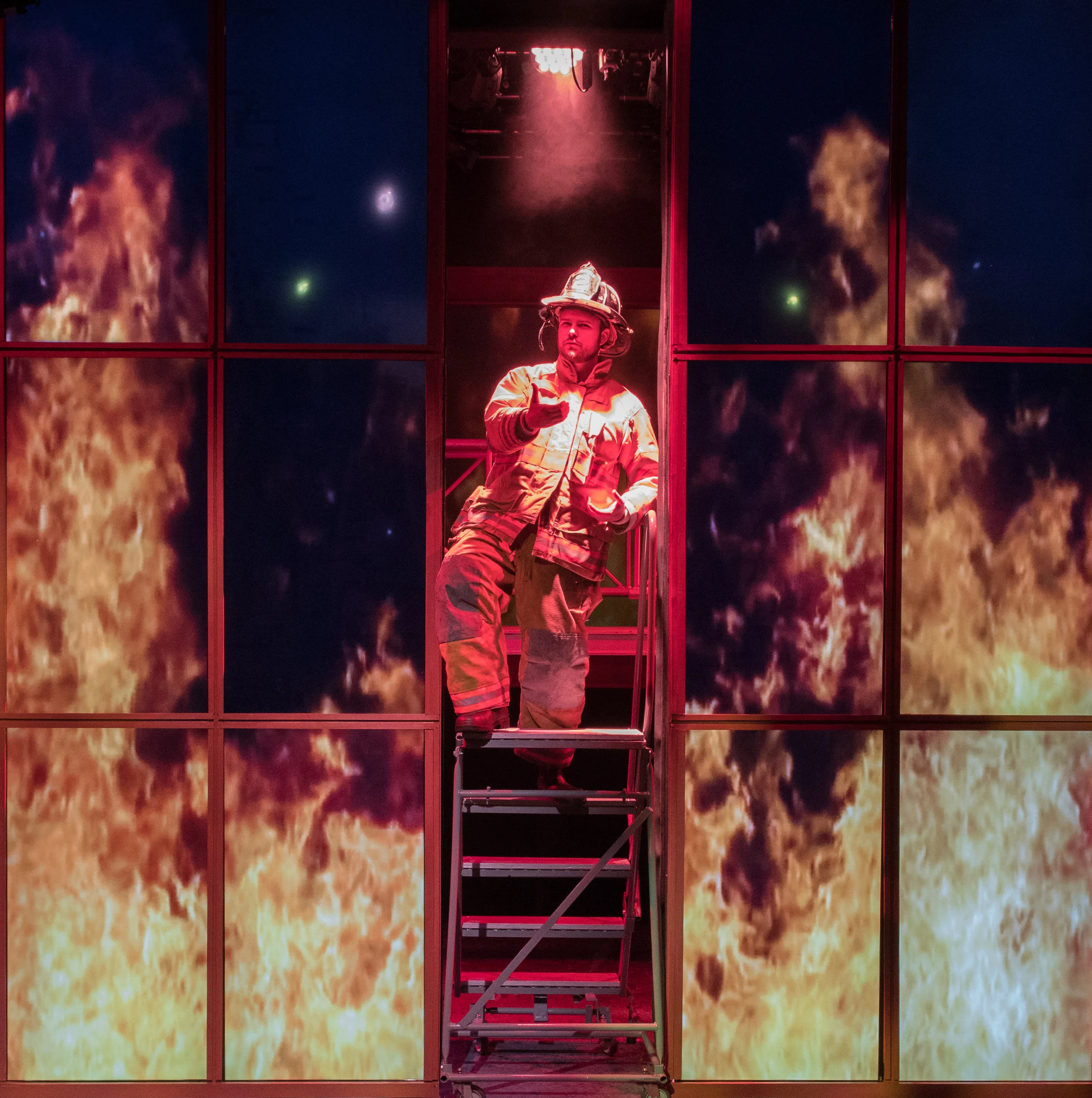 The firefighter (Brad Greer)