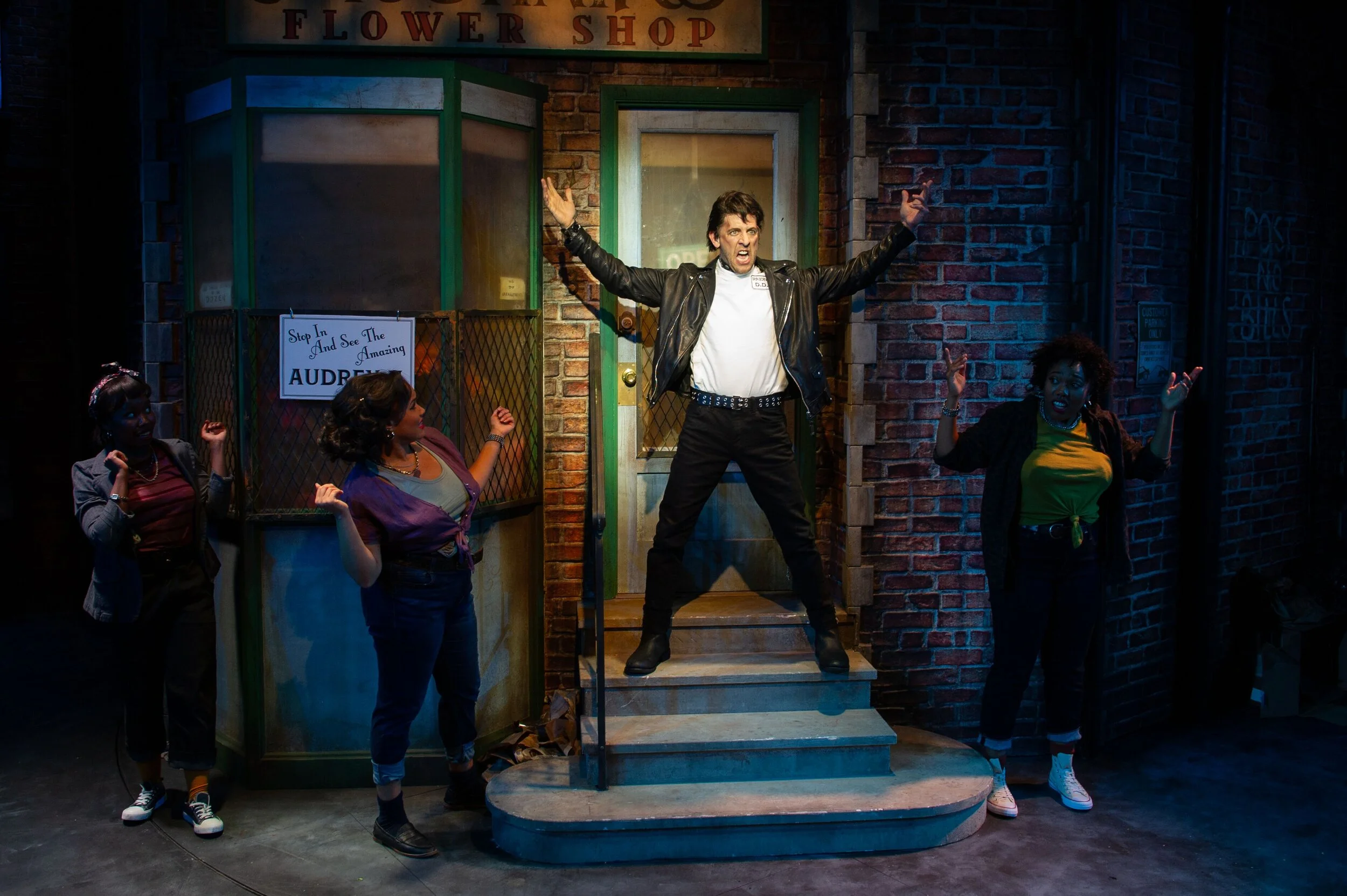Chiffon (Kadrea Dawkins), Crystal (Ashley Alexandra Seldon), Orin (Daniel C. Levine), Ronnette (Rachelle Legrand)