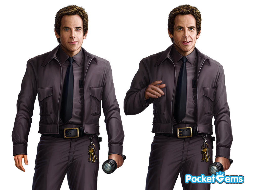 Ben Stiller as Larry Daley final portraits