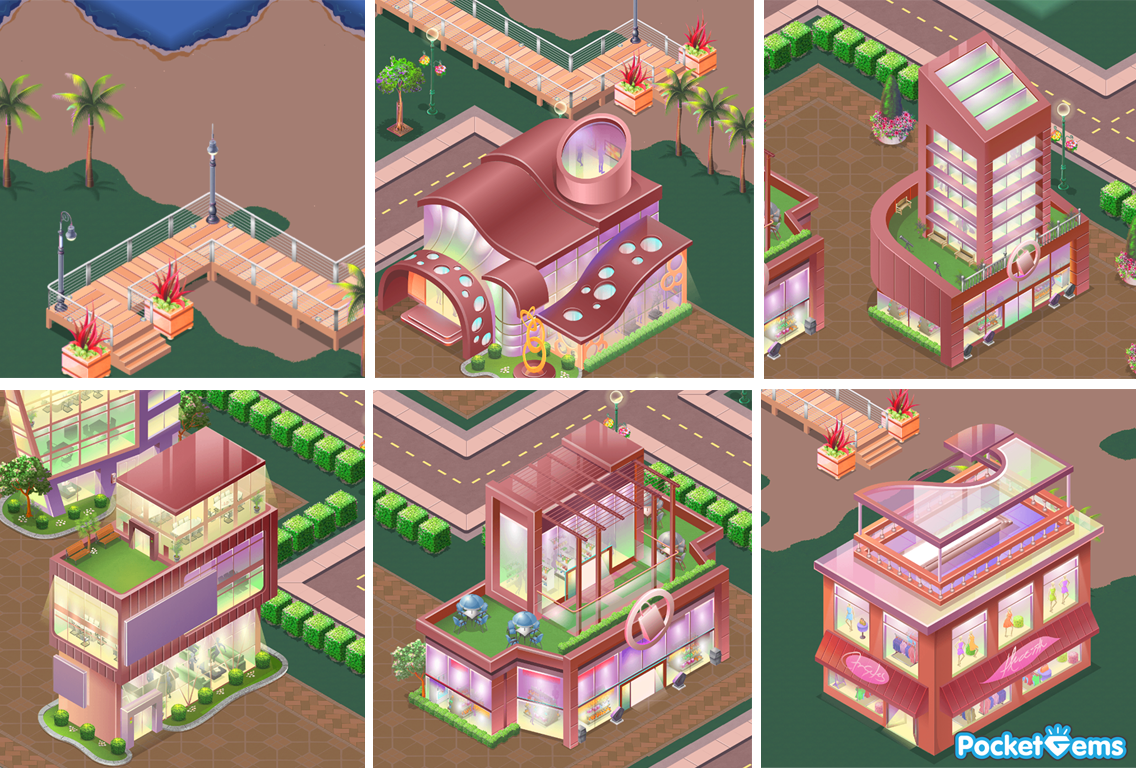 Runway Life isometric world