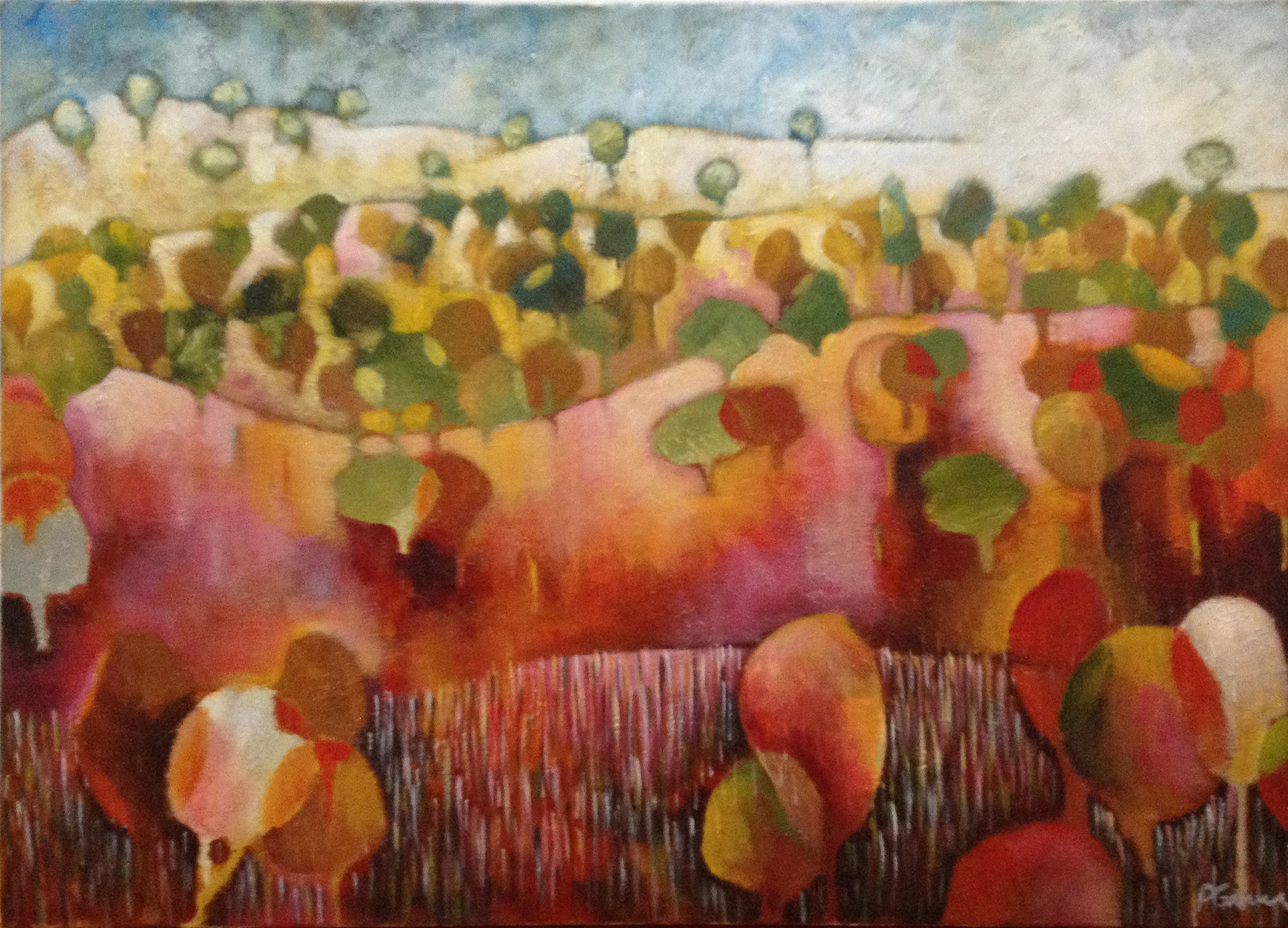Pink hills
