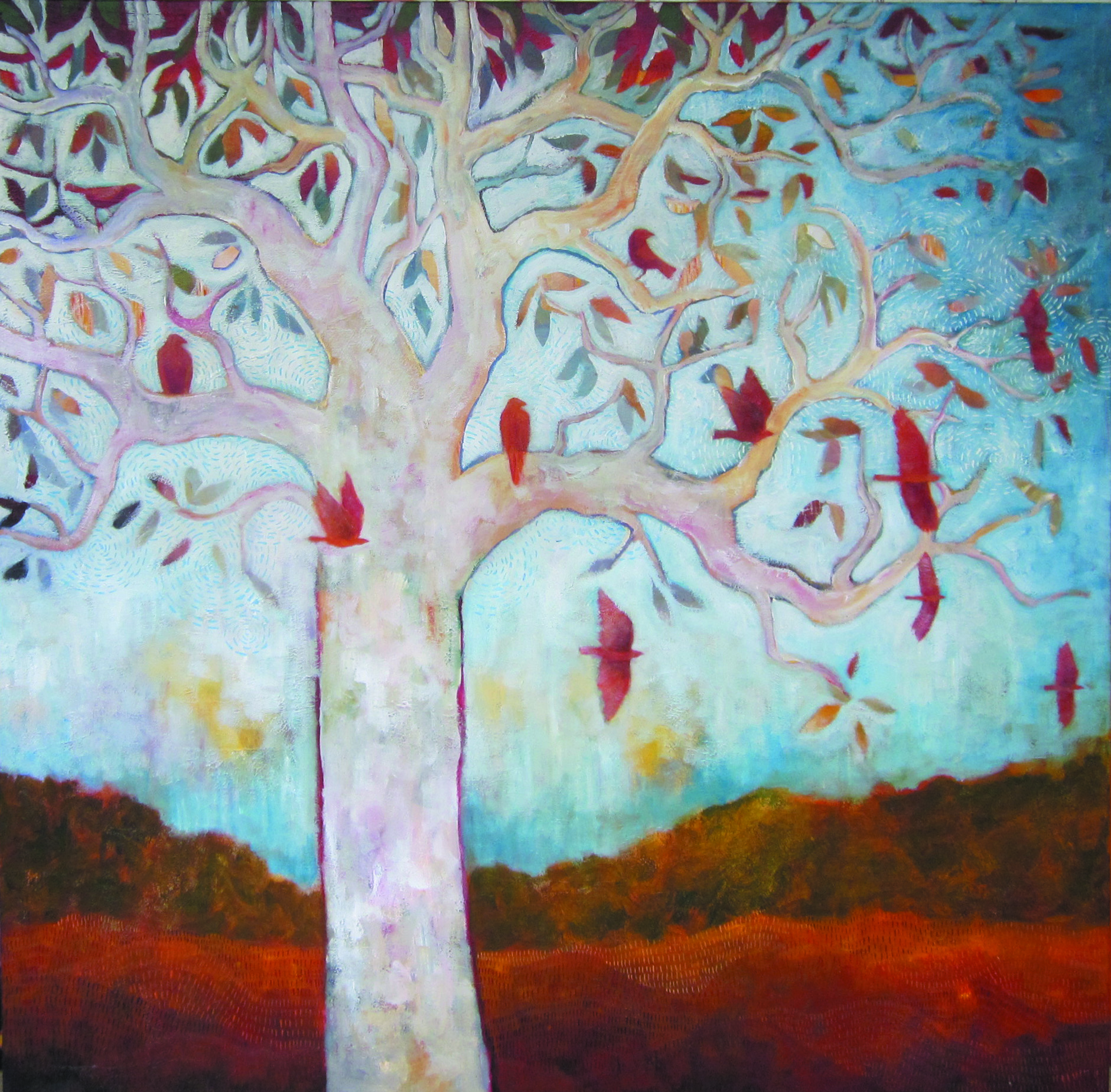 Tree at dusk