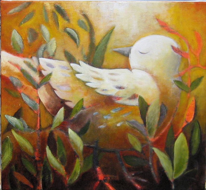Bird in grass