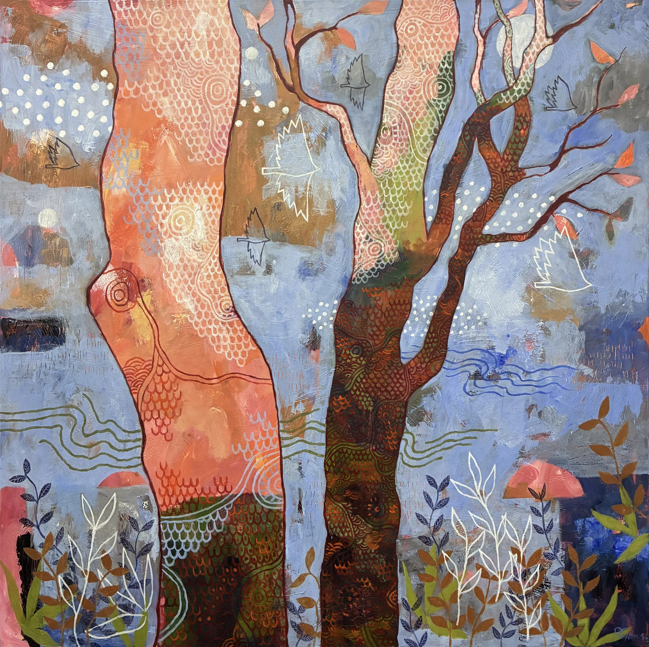 In Between Trees 122x122cm copy.jpg
