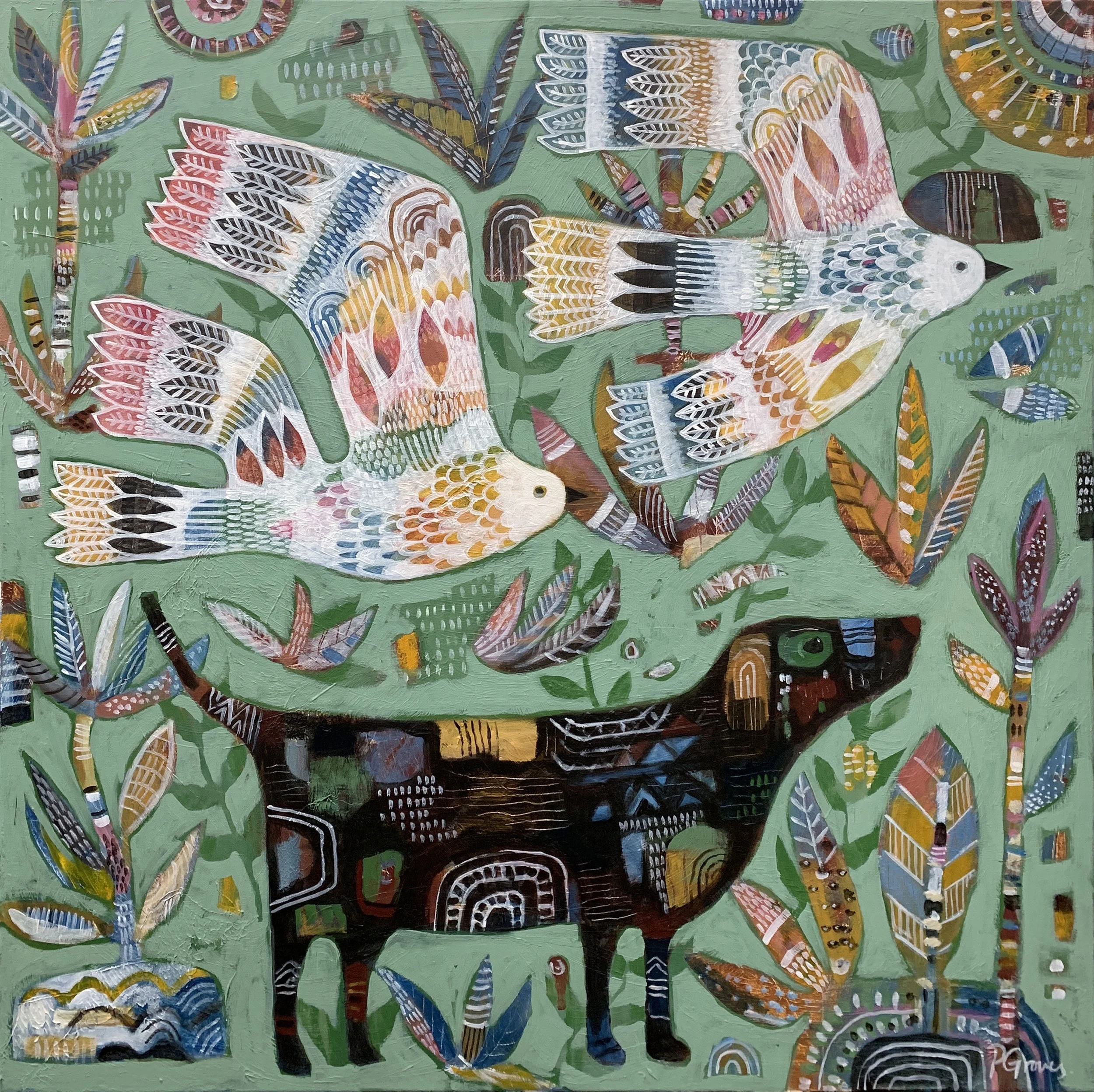 Heading in the Right Direction 100x100cm copy.jpg