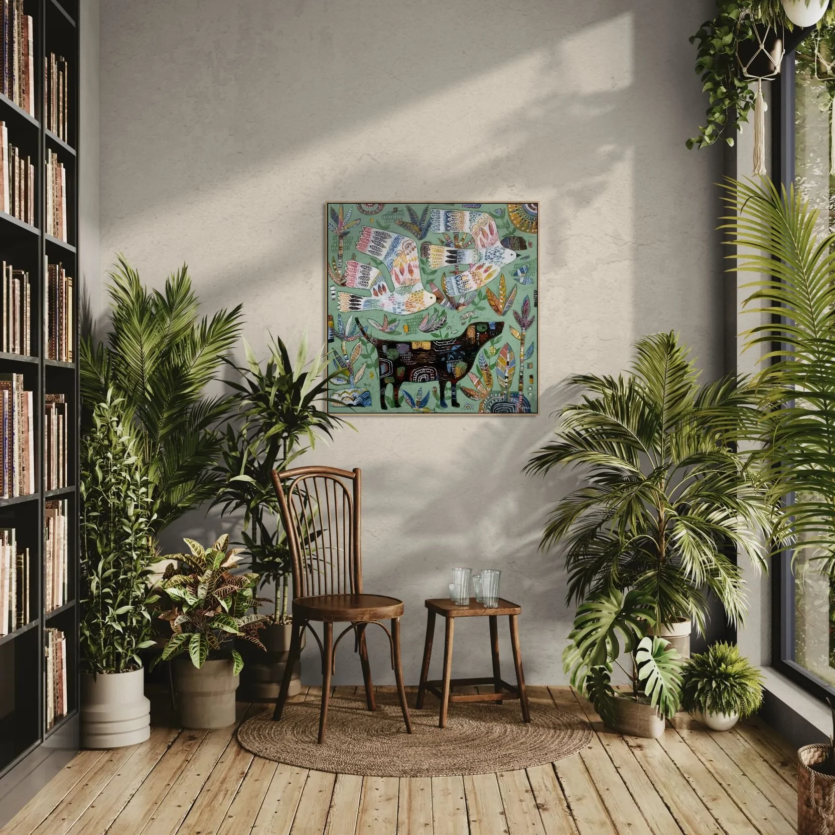 Warm room filled with tropical plants.jpeg