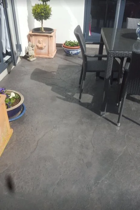Beautiful concrete texture finish