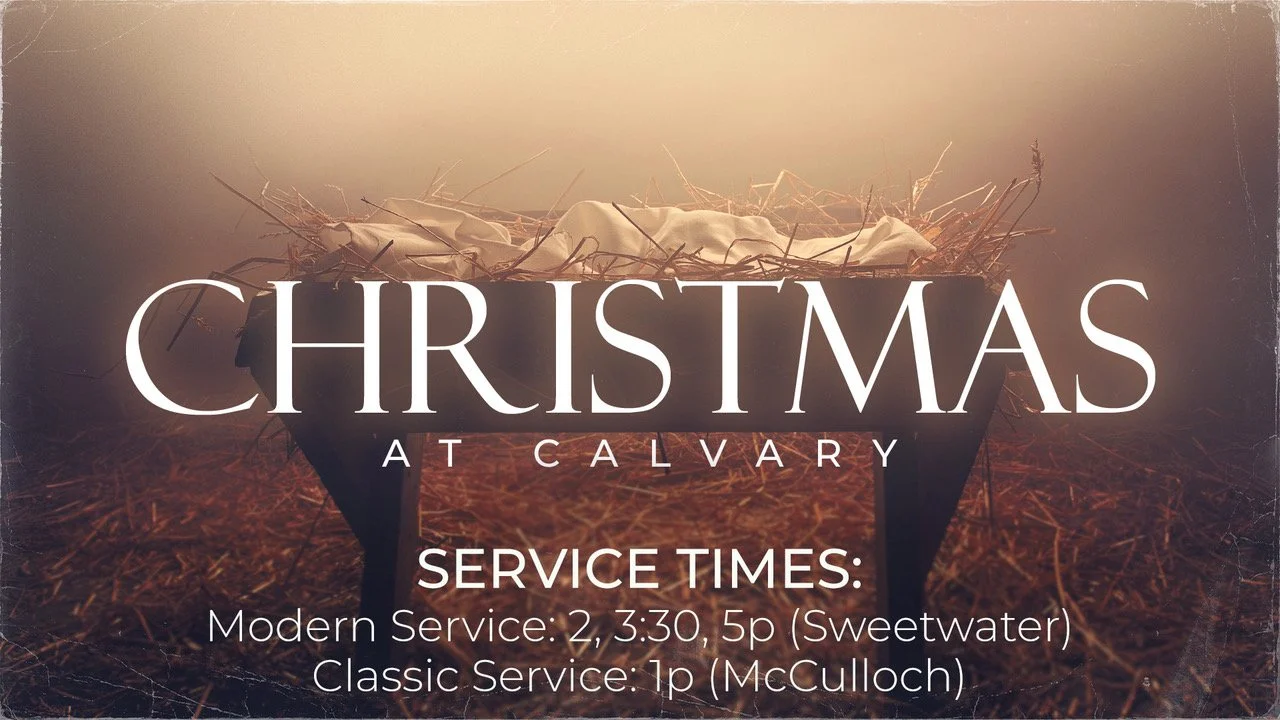 Christmas at Calvary 2022 episode artwork