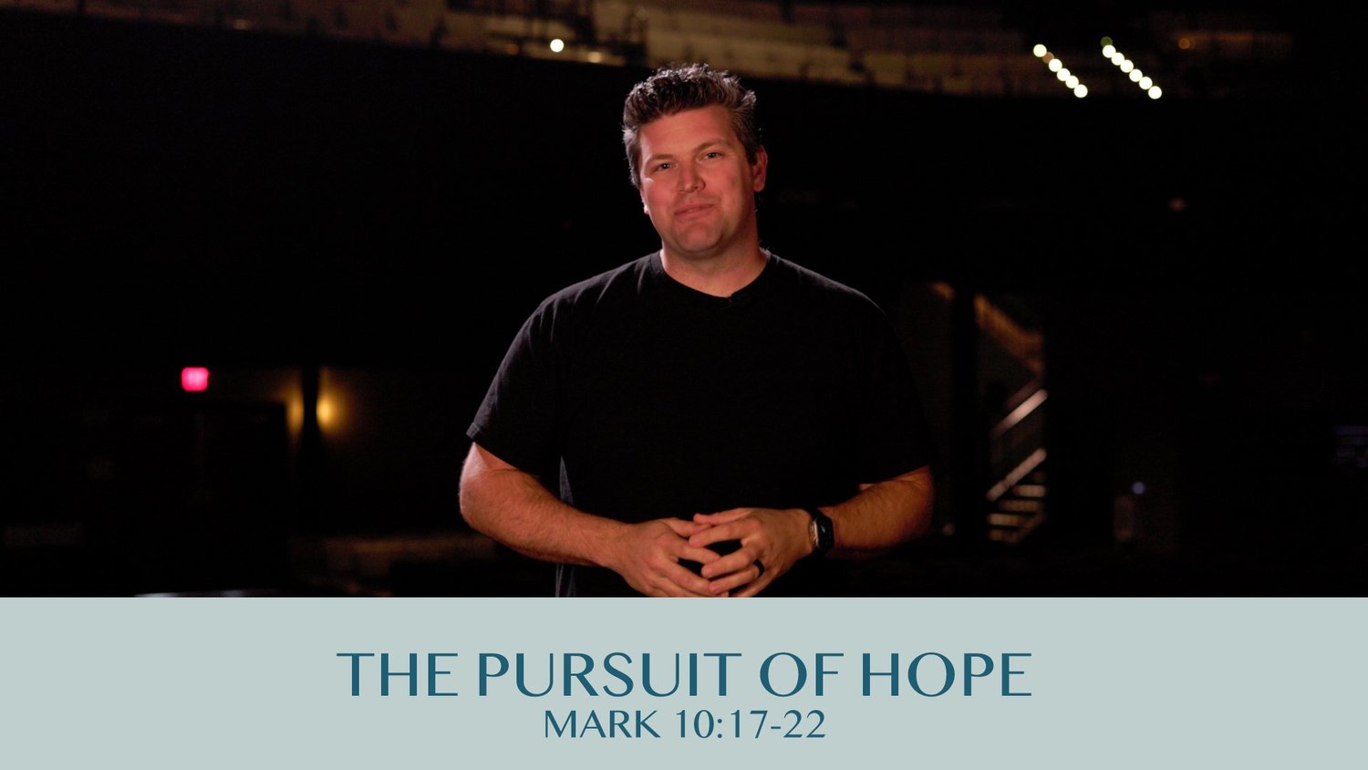 "The Pursuit of Hope" - Encountering Jesus - Week 2 episode artwork