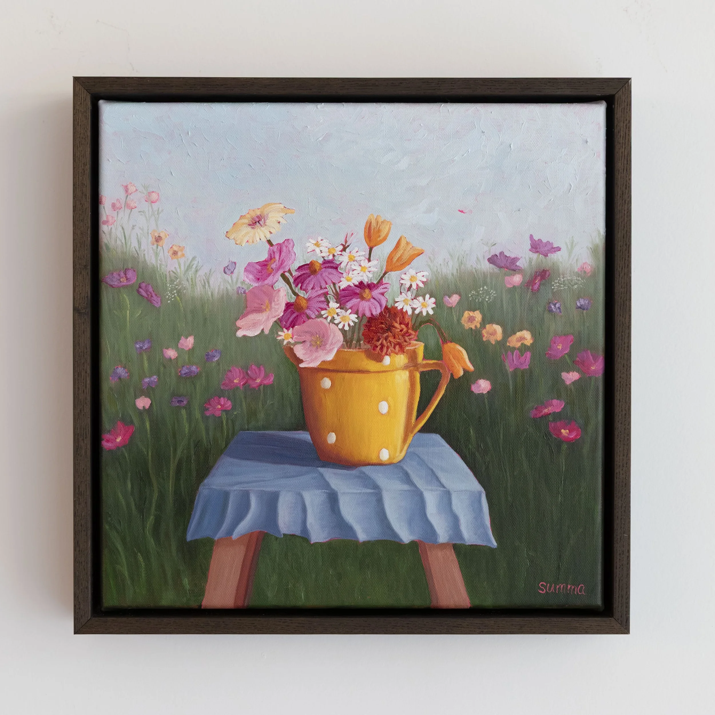 the flower garden