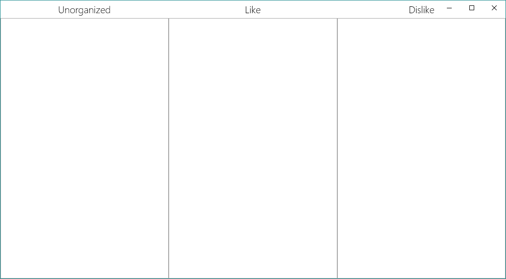 Fig 1. Screenshot of application loaded