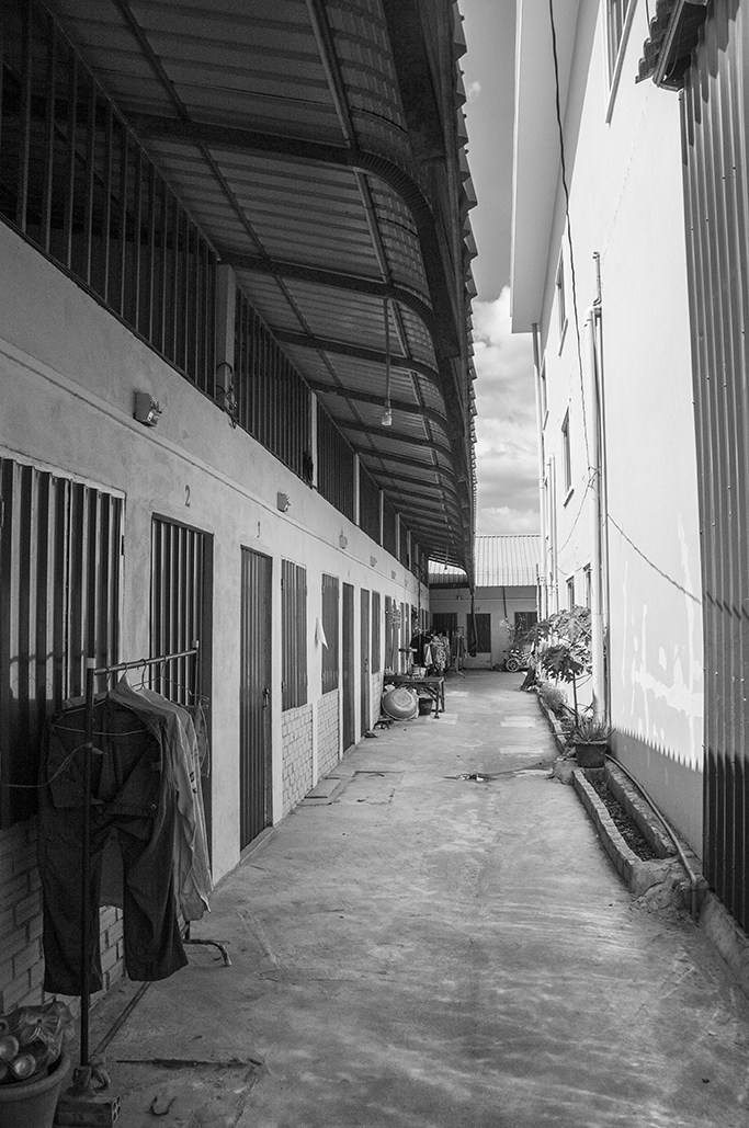 May, one of the warmest people that I met, lives in one of the units on the left.