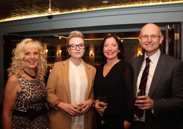 Kathryn Bowe, International film events coordinator Eibh Collins, Angela Sammon and Mark McNulty of State Street Global Advisors Ltd.