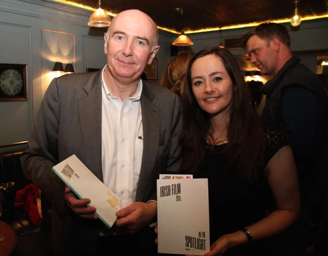 Chief Executive of the Irish Film Board James Hickey and Irish Film Festival London director Kelly O’Connor.