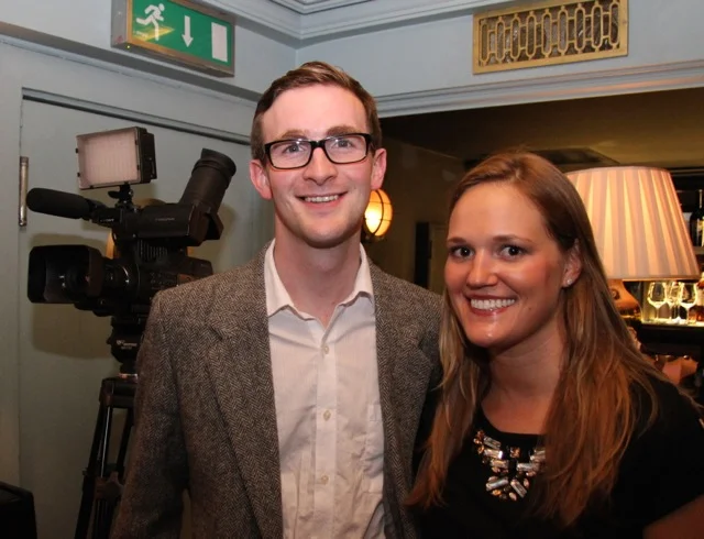 Michael Chapman and wife Erica Chapman, both in film sales and acquisitions.