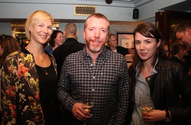 Emily Gotto of Protagonist Pictures (Acquisitions Executive) with Rory Gilmartin of the Irish Film Board and Camille McCurry of United Agents.
