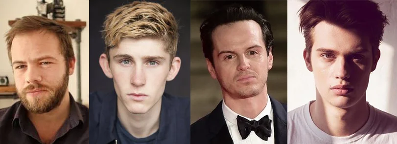 Cast members Moe Dunford, Fionn O'Shea, Andrew Scott and Nicholas Galitzine