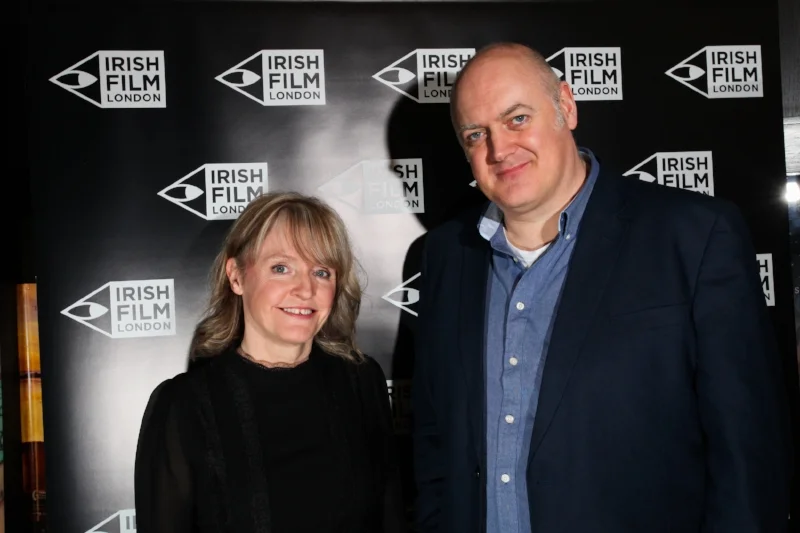 Irish director Emer Reynolds and presenter and comedian Dara O'Brien