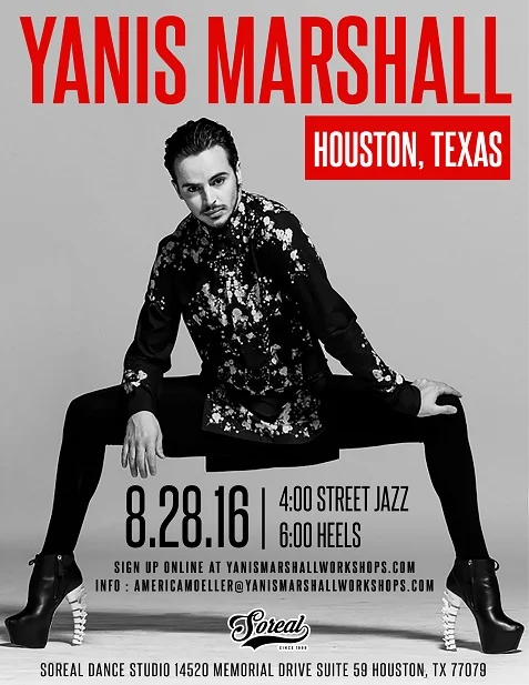 YANIS MARSHALL WORKSHOPS