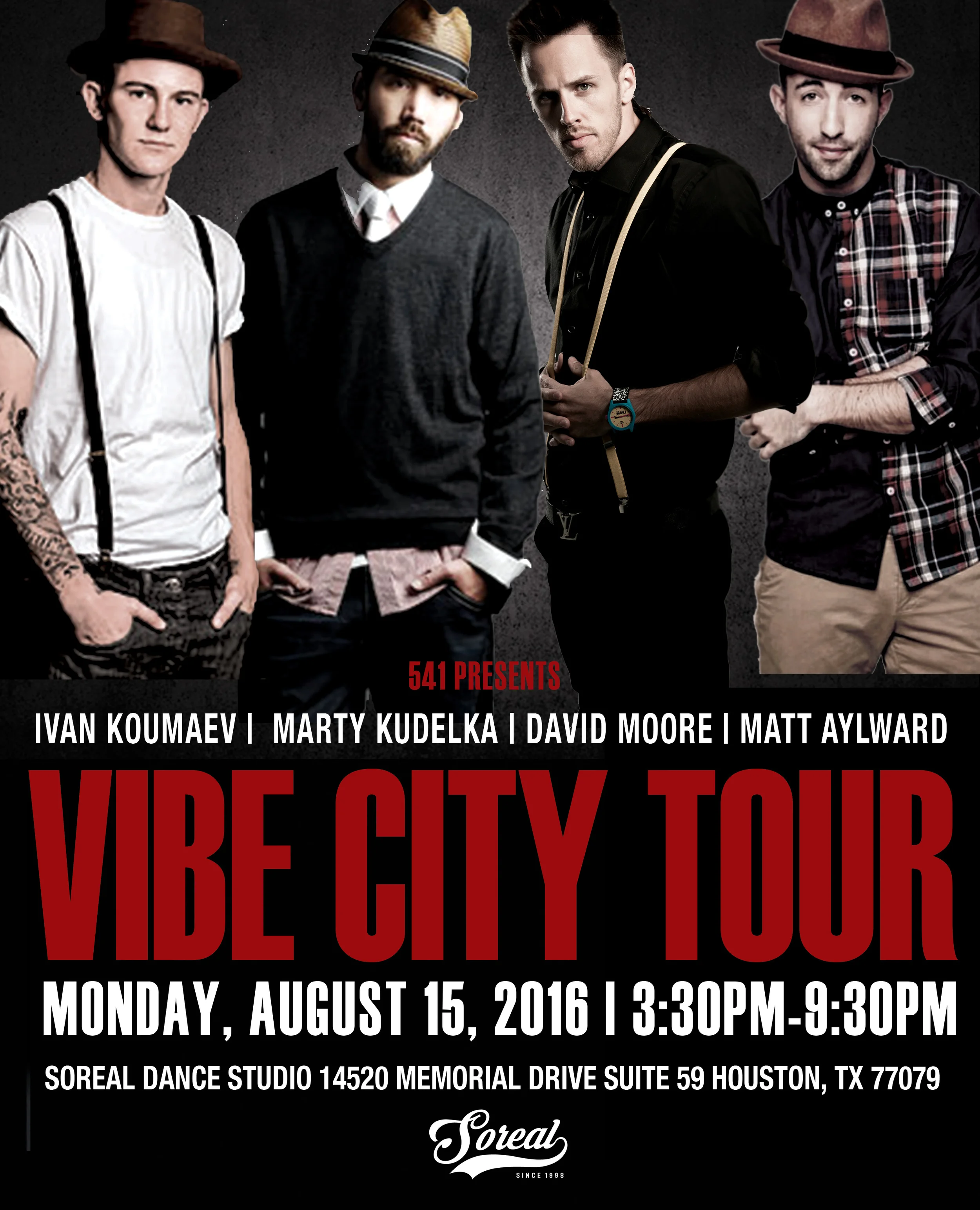 THE VIBE CITY TOUR W/ MARTY KUDELKA & GUESTS! 