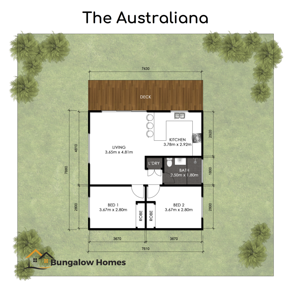 Granny Flat Floor Plans 2 Bungalow Homes