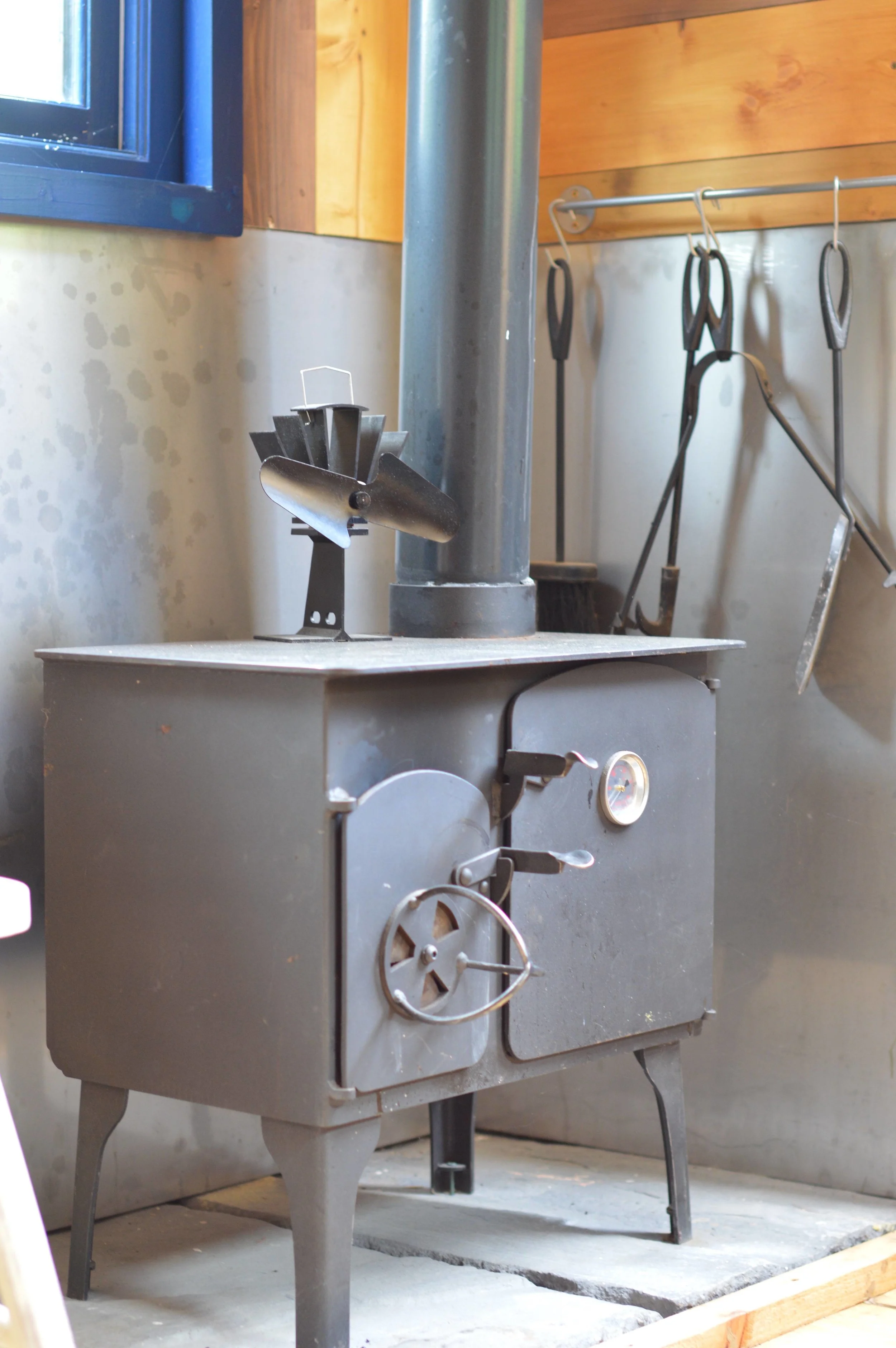 shepherds hut woodburner stove