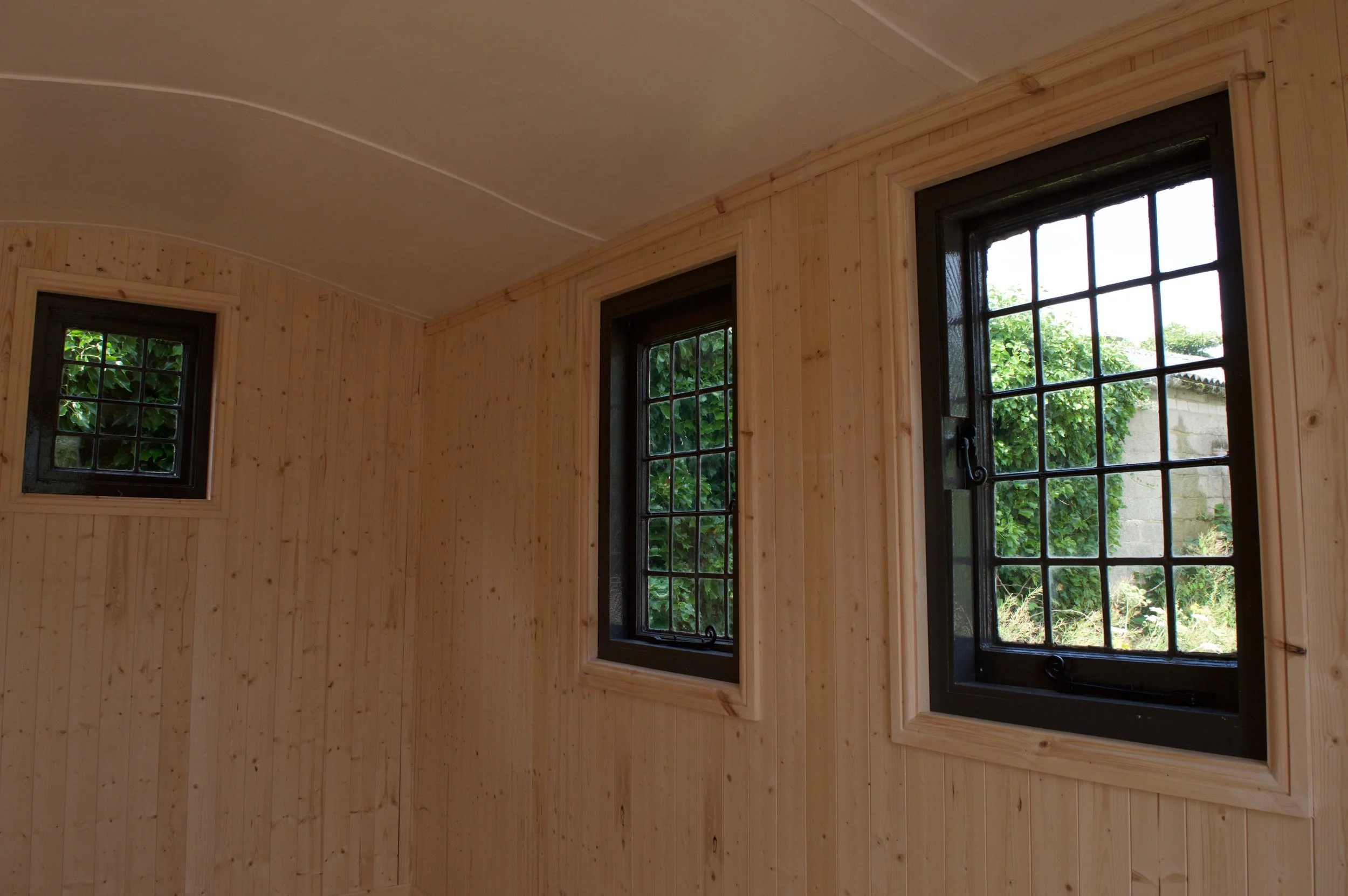 shepherds hut interior