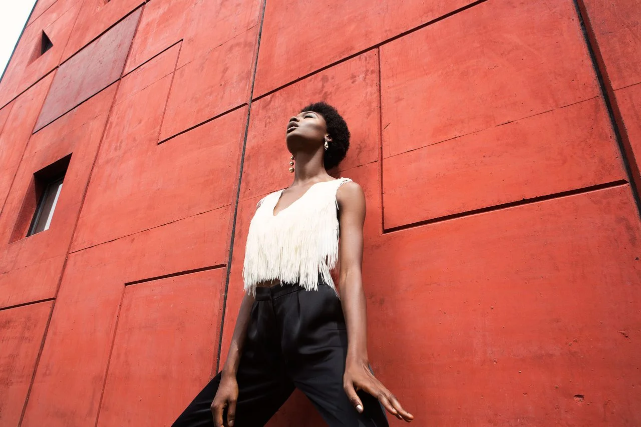 Uju Marshall wearing Sophie Zinga, Bridget Awosika, Tsemaye Binite and Orange Culture
