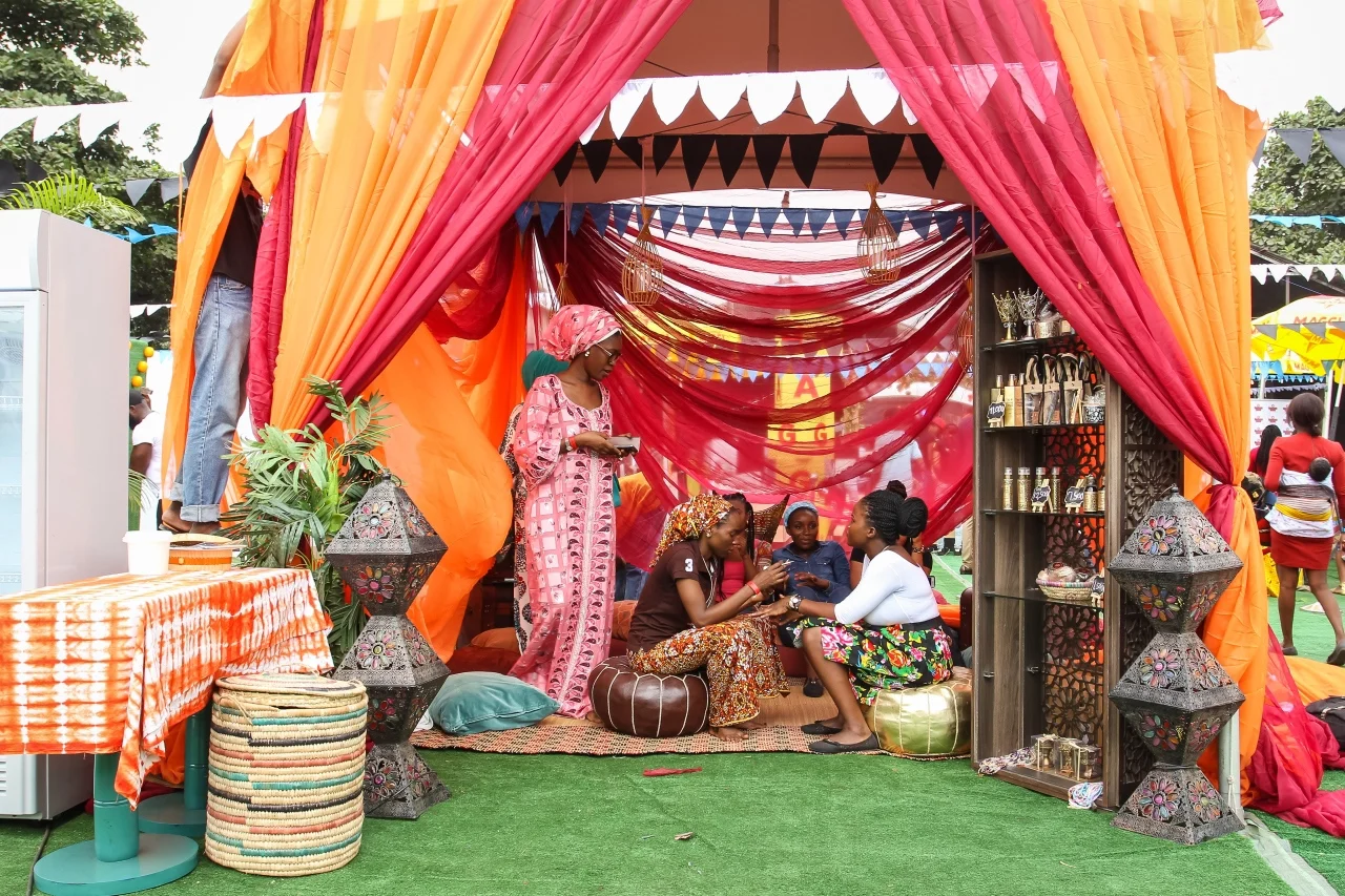 'The Henna Place' stand at SLAY festival. via bellanaija.com